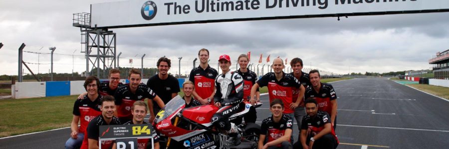 Electric Superbike Twente wint eerste elektrische race MotoE